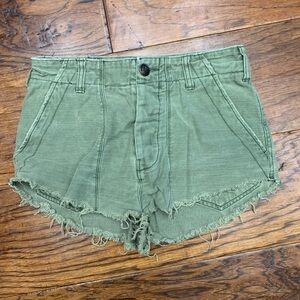 Free people denim shorts
